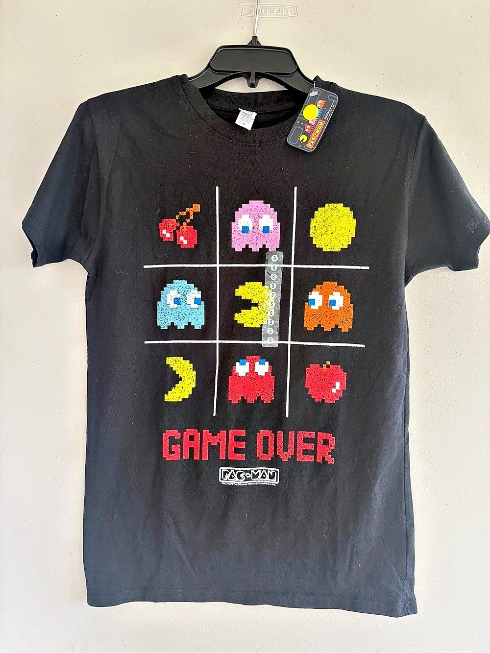 PAC-MAN Game Over Graphic Tee Size Small NWT